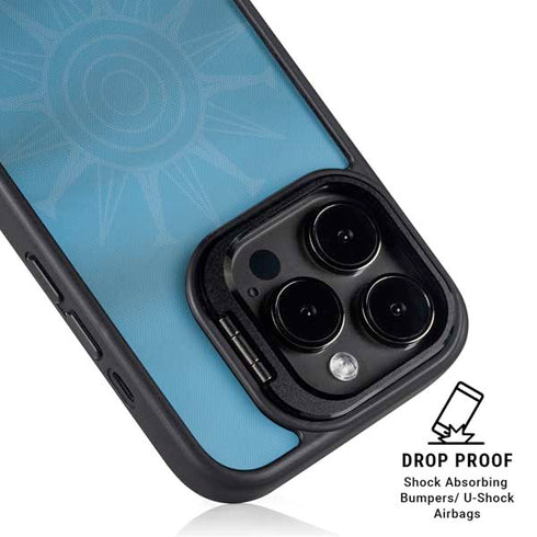 Uruguay Soccer Flag iPhone 16 Pro Kickstand Case
